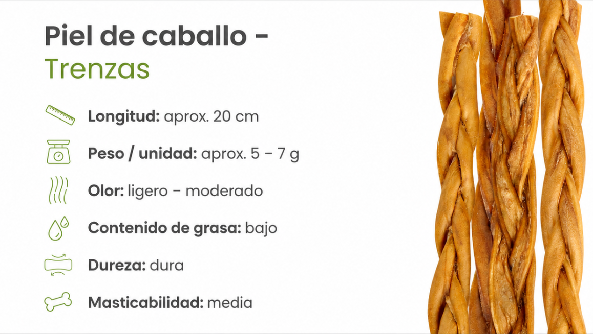 Trenza piel de caballo (20cm)