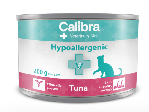 CALIBRA VET DIET CAT HYPOALLERGENIC ATUN 6X200GR