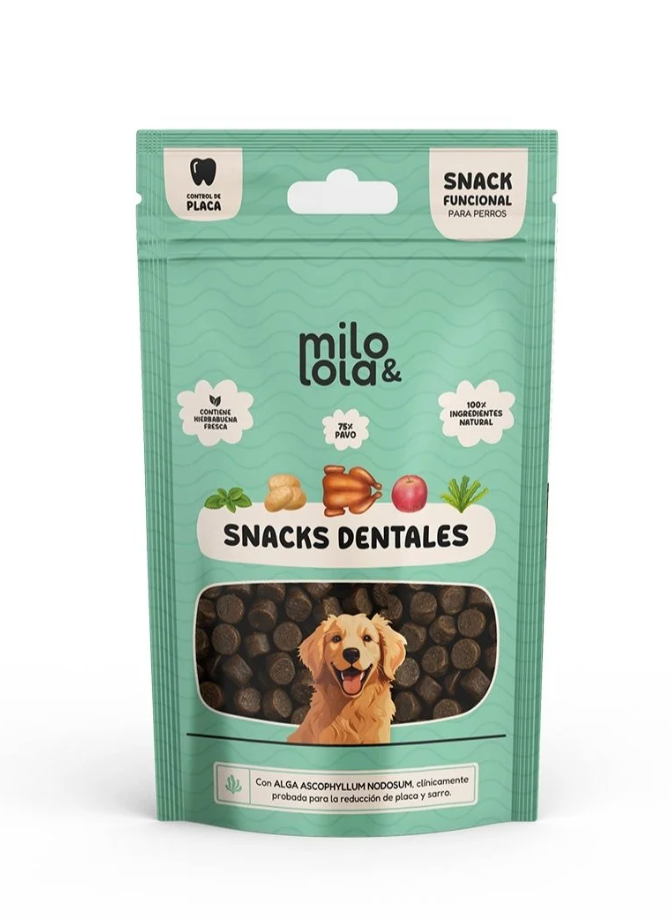 Chuches de pavo con alga ascophyllum nodosum y hierbabuena | Milo & Lola