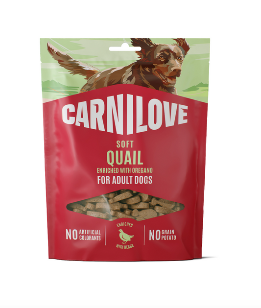 Carnilove Snack Semihumedo Codorniz con orégano