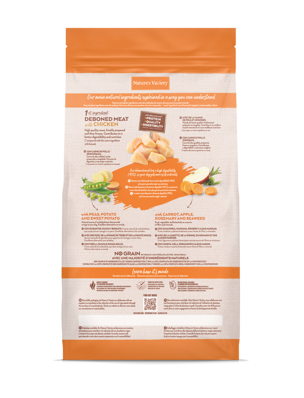 Nature's Variety | NO GRAIN ADULT POLLO