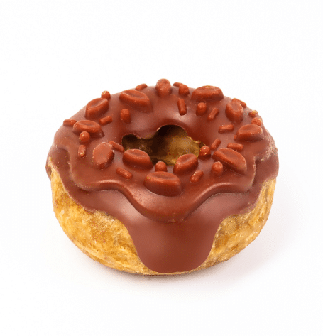 Donut de Pollo con glaseado de Fresa y Remolacha