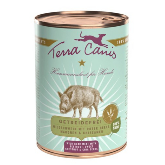 TERRA CANIS GRAIN FREE - Wild boar with beetroot, carrot and peach, grain free