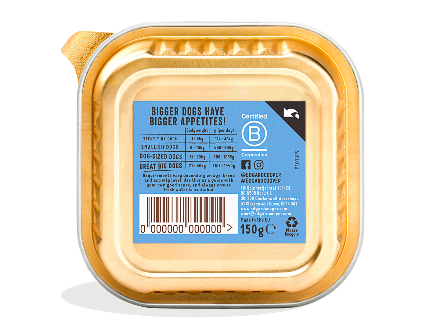 Edgard Cooper | Salmón y Pavo con remolacha manzana y espinacas | 150g