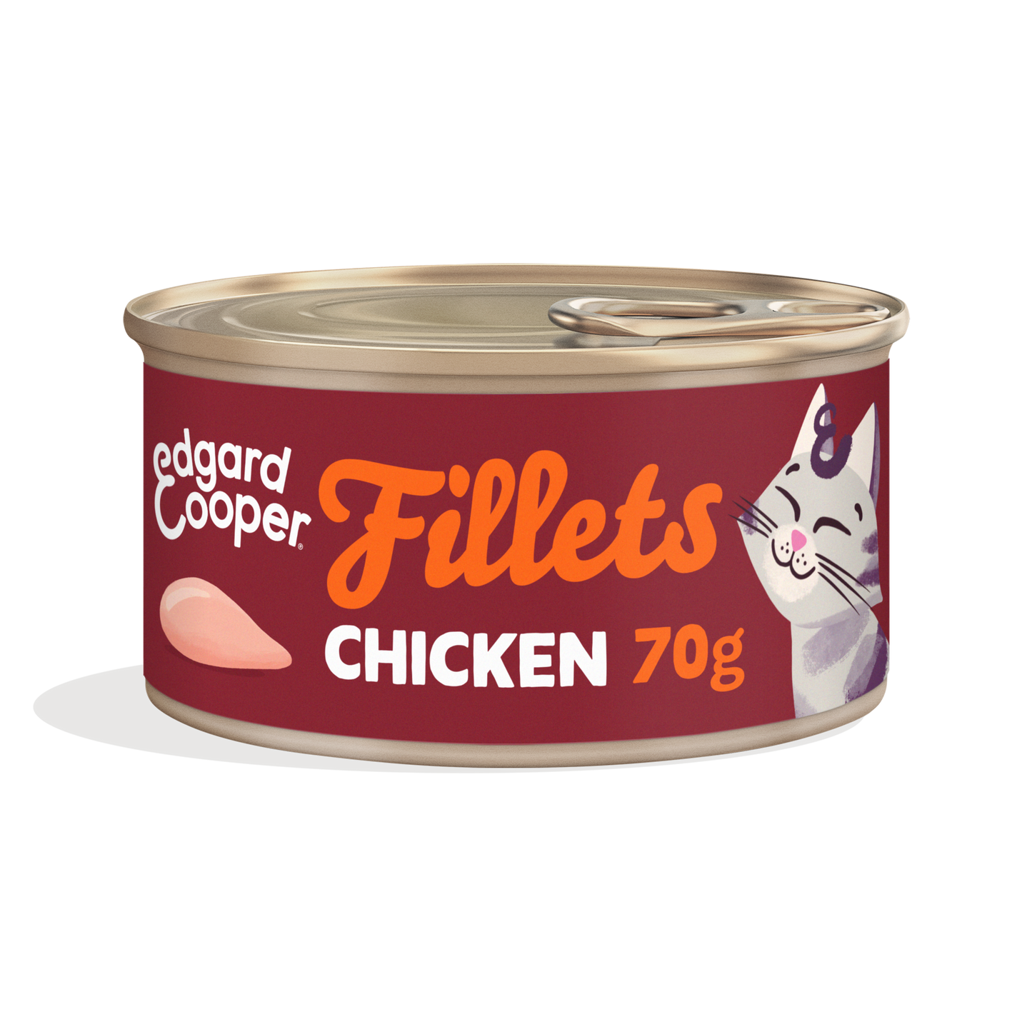 Edgard & Cooper  Filetes de pollo para gatos 70g
