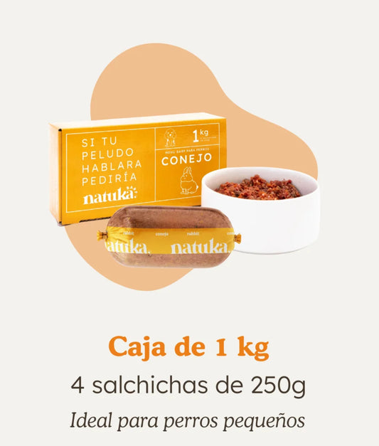 Dieta BARF Natuka (CONEJO) - SOLO RECOGIDA EN TIENDA - 500g
