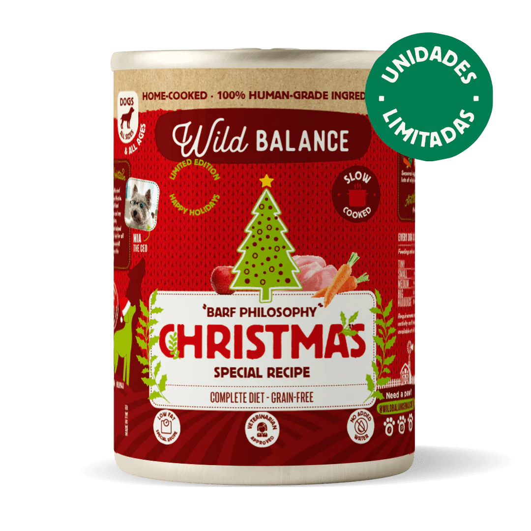 Lata de Comida Cocinada - Receta de Navidad de Wild Balance