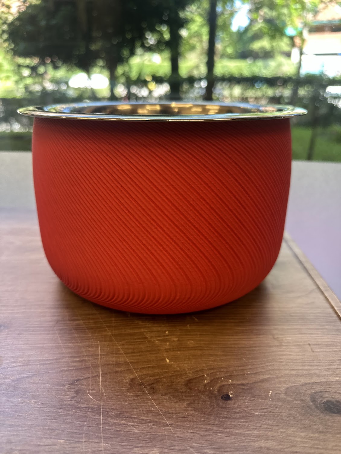 Cuenco modular - Acero inoxidable + Carcasa desmontable