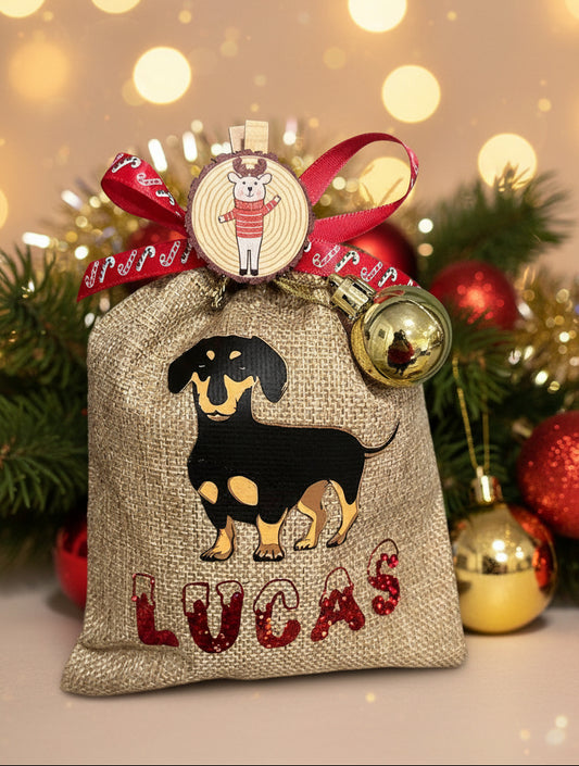 Bolsa regalo de Navidad personalizada