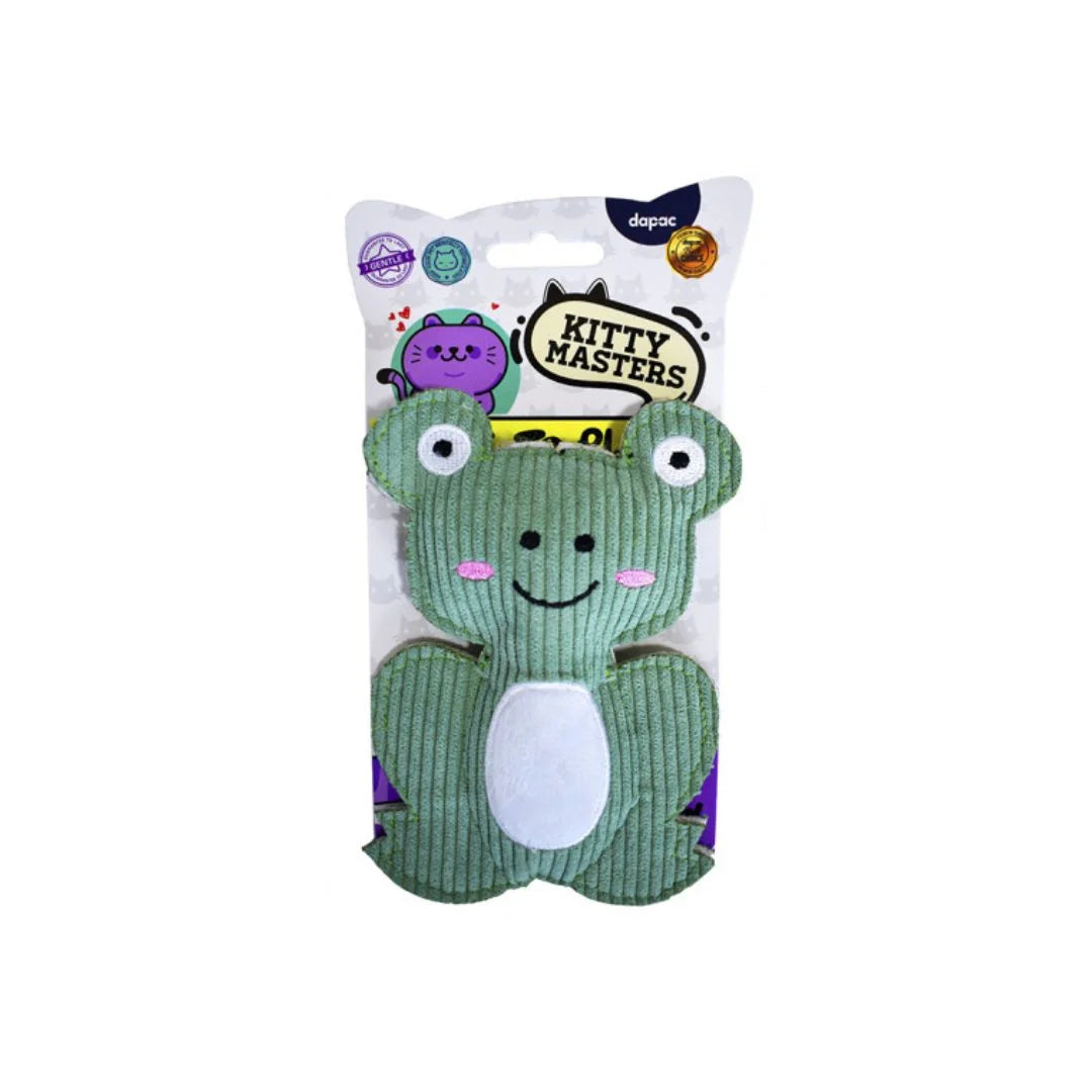 Peluche Ranita rellena de catnip para Gatos
