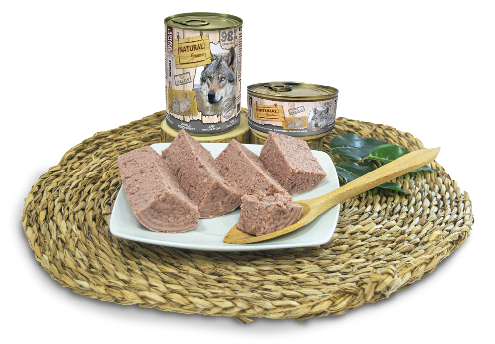 Lata Monoproteica de conejo para Perro | 400gr | Natural Greatness