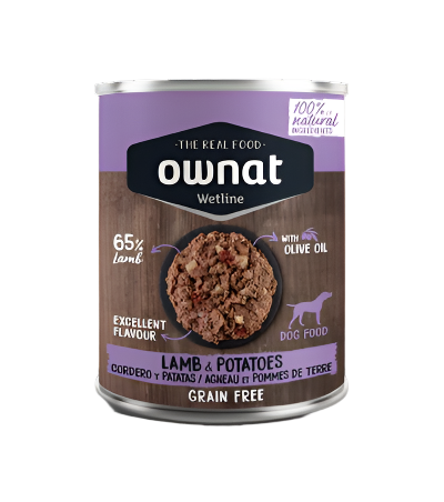 Ownat: Cordero con patatas - OWNAT WETLINE Lamb with Potatoes 395g