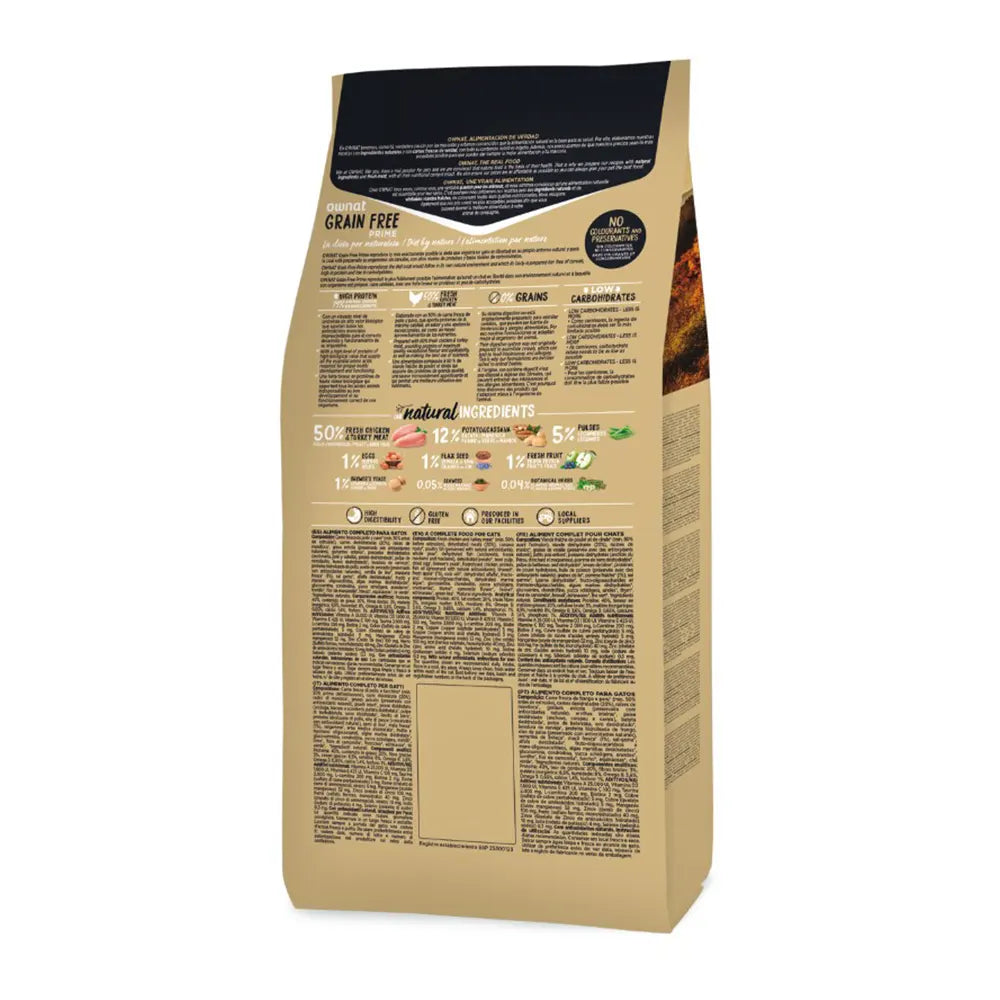 OWNAT GRAIN FREE PRIME HAIR AND SKIN CARE GATOS
