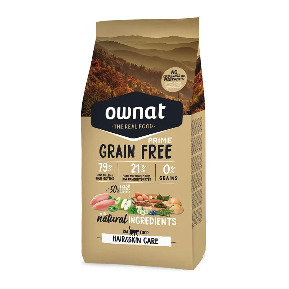 OWNAT GRAIN FREE PRIME HAIR AND SKIN CARE GATOS