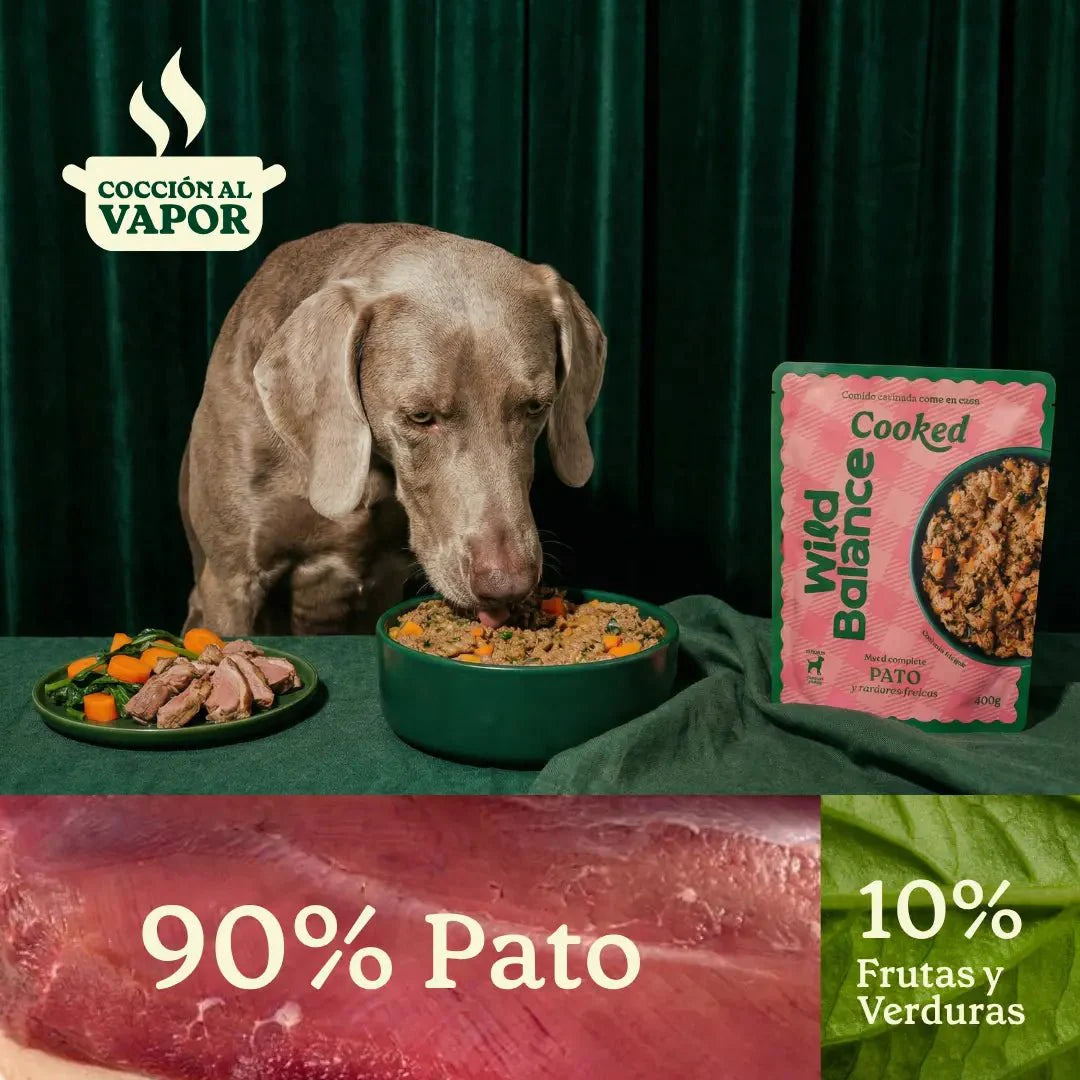 Comida cocinada Wild Balance (Pato con verduras) - SOLO RECOGIDA EN TIENDA - 400g