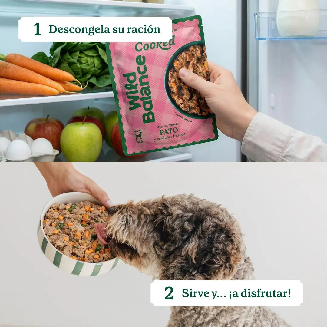 Comida cocinada Wild Balance (Pato con verduras) - SOLO RECOGIDA EN TIENDA - 400g