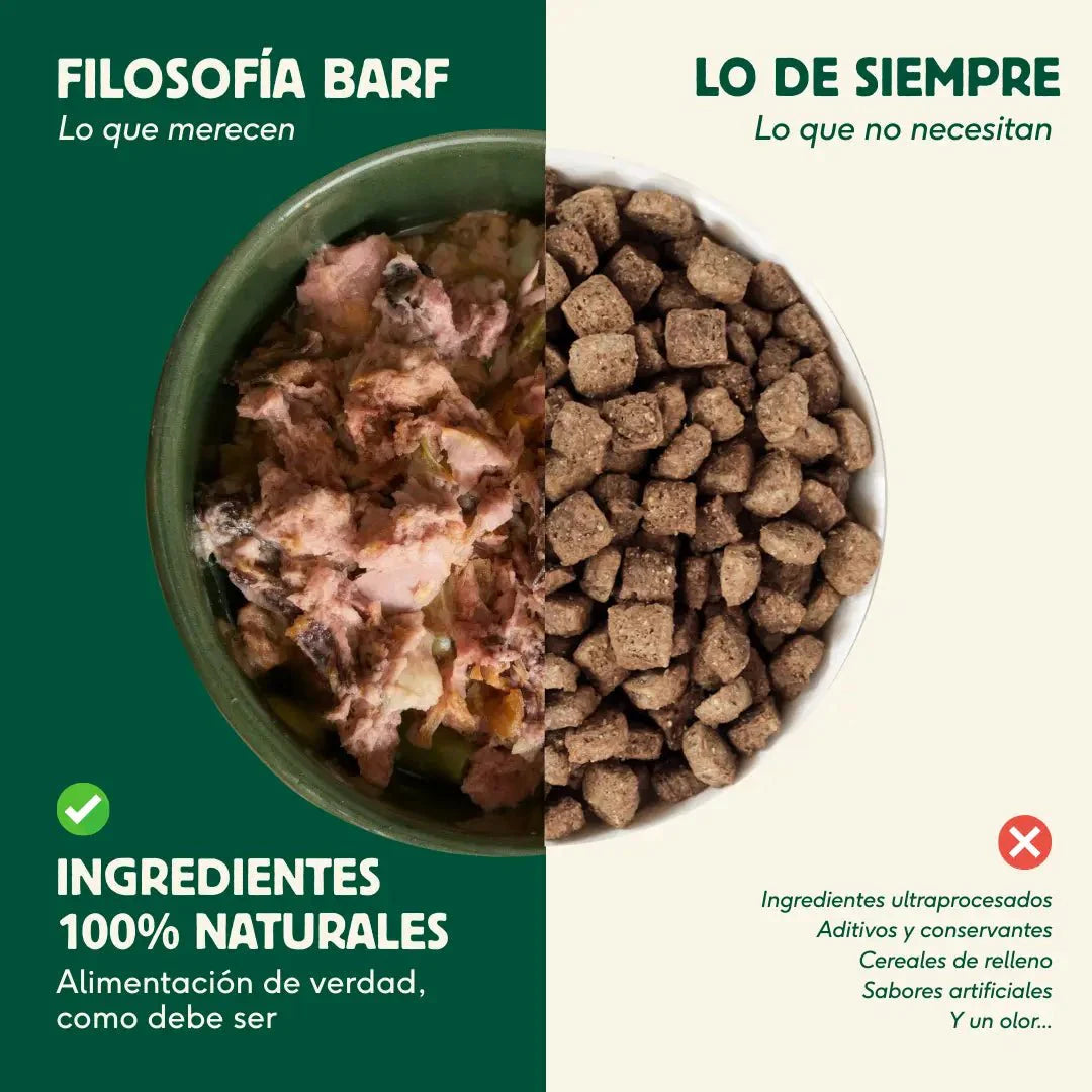 Lata de Atún y Pavo para perros 400g - Comida cocinada al vapor de Wild Balance - Para Perros