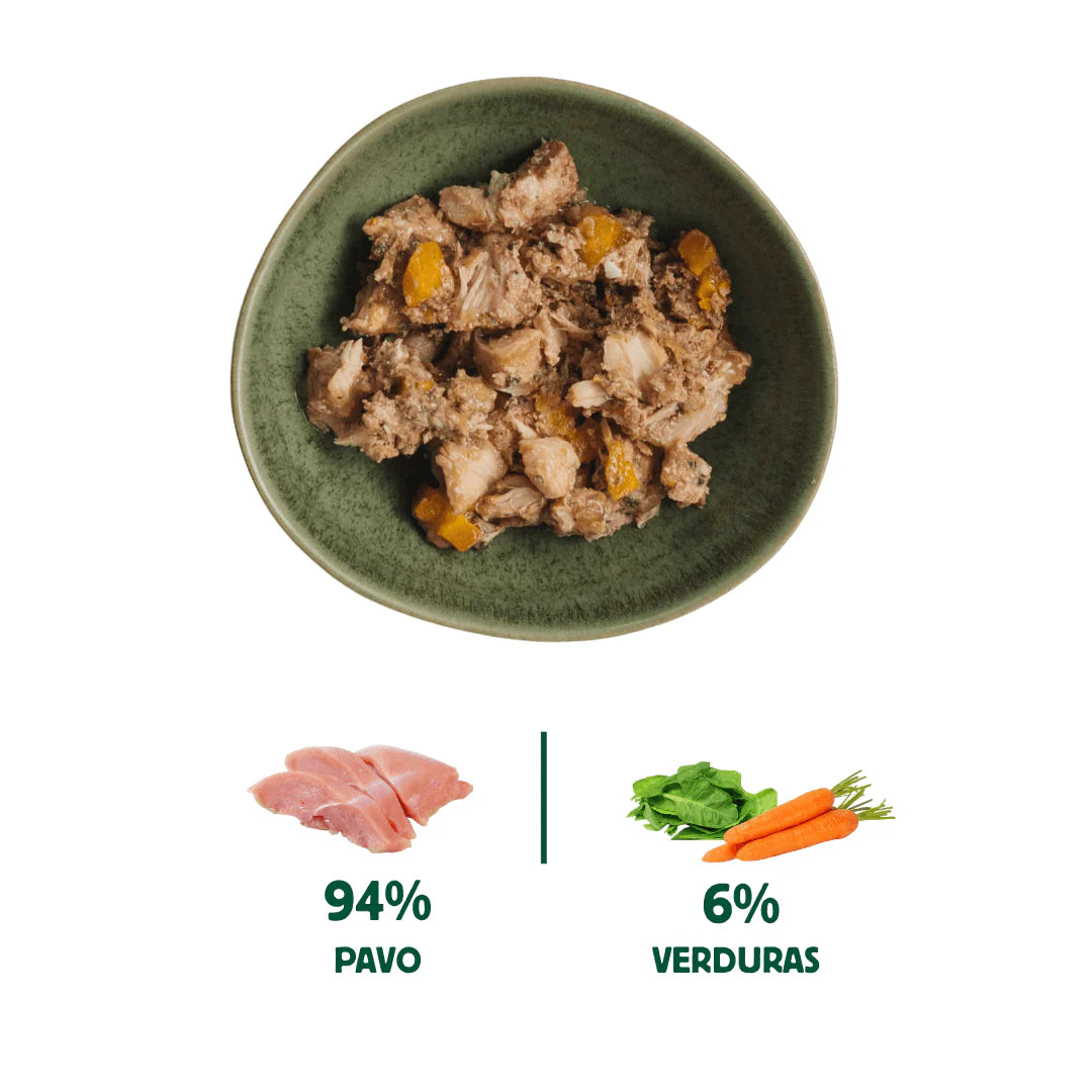 Lata de Pavo Monoproteica – Comida cocinada al vapor de Wild Balance - Para Perros