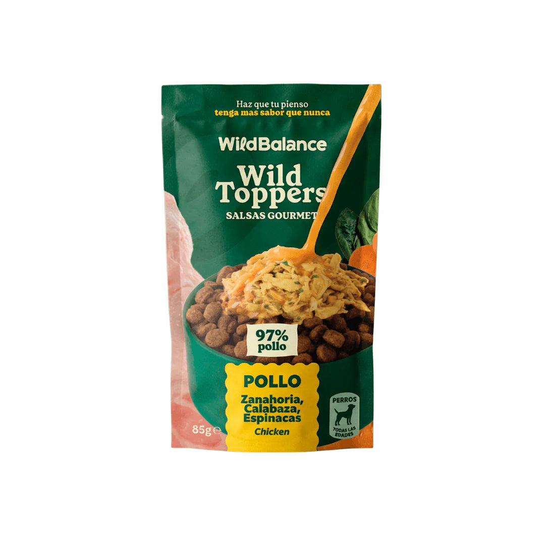 Topper de Pollo y Verduras 85g - Salsas Gourmet Wild Balance