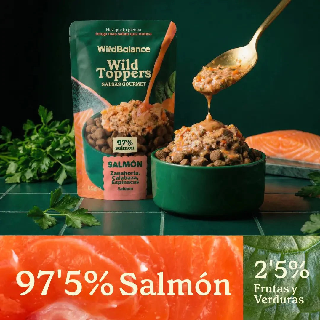 Topper de Salmón y Verduras 85g - Salsas Gourmet Wild Balance