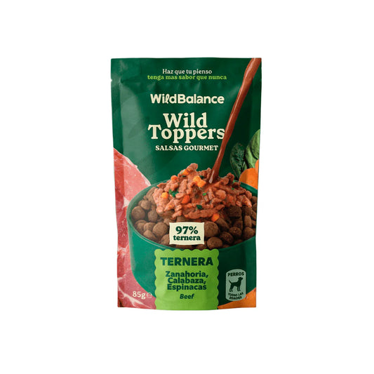 Topper de Ternera y Verduras 85g - Salsas Gourmet Wild Balance