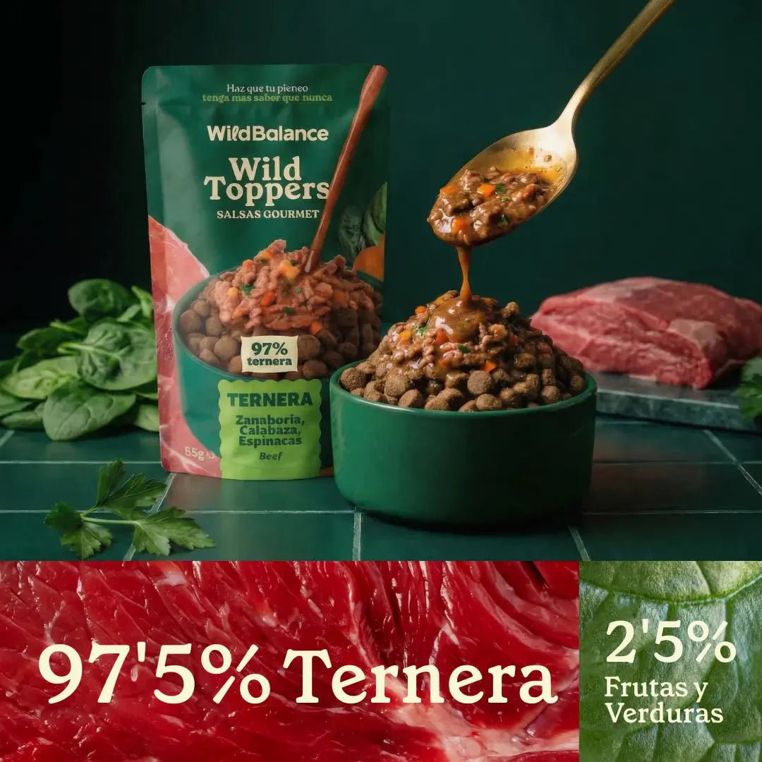 Topper de Ternera y Verduras 85g - Salsas Gourmet Wild Balance