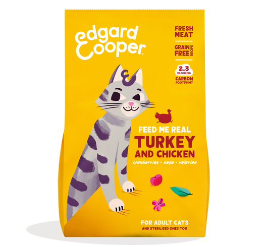 Edgard & Cooper | Pienso de pavo y pollo de corral para Gatos