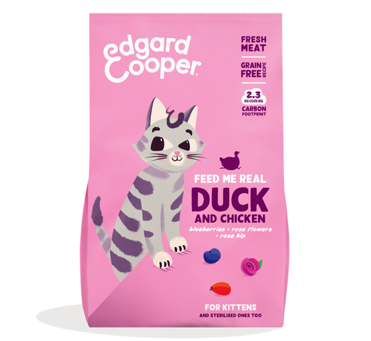 Edgard & Cooper | Pienso de Pato y Pollo para Gatitos