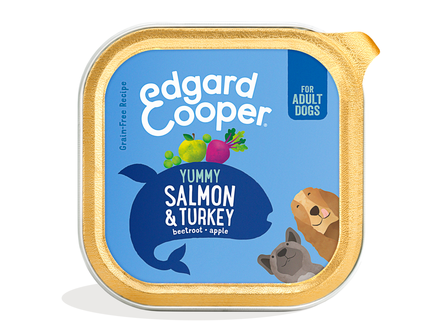 Edgard Cooper | Salmón y Pavo con remolacha manzana y espinacas | 150g