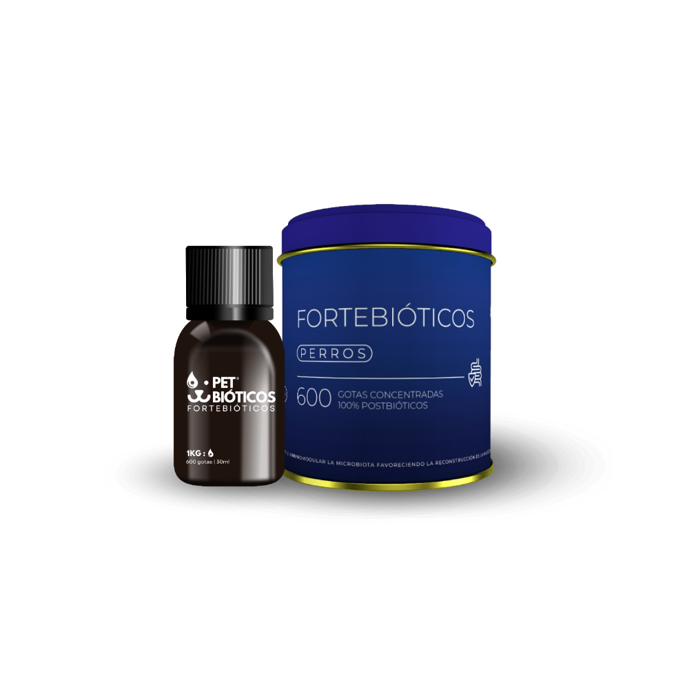 FORTEBIÓTICOS 600 Gotas | 30ml para Perros | PETBIOTICOS