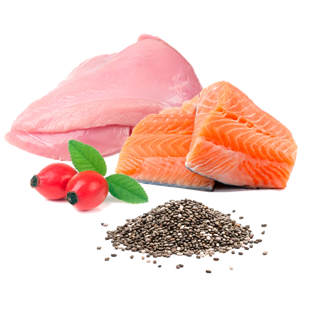 Michi Mimos (pavo y salmón) - Puromenu