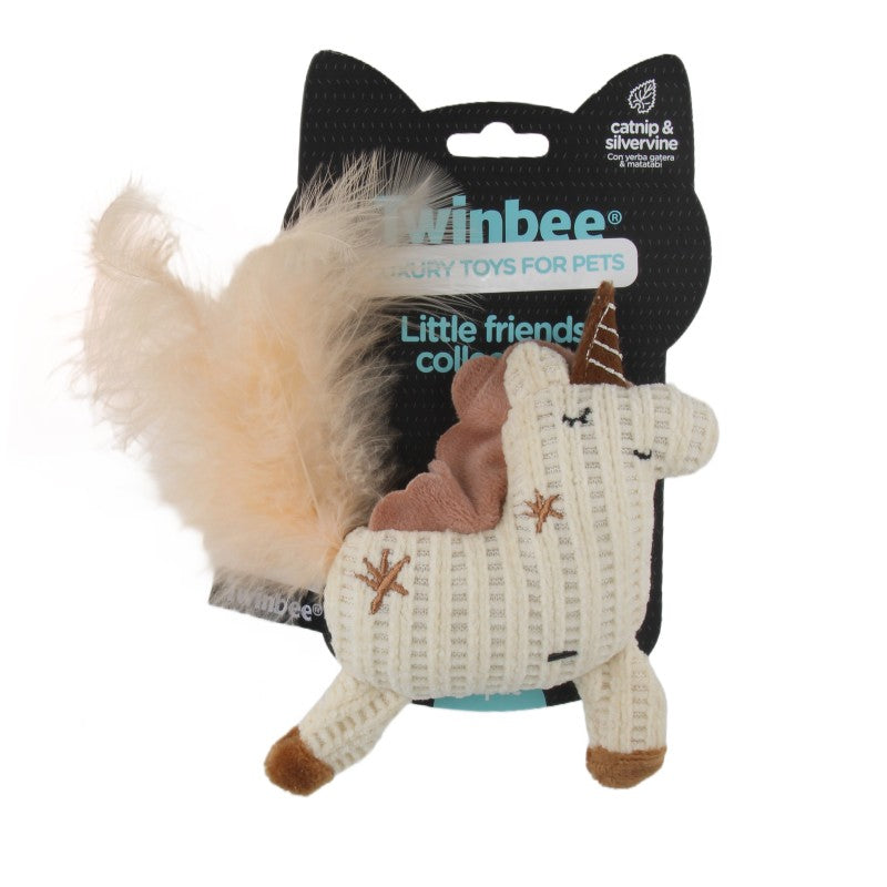 Peluche Unicornio para Gatos con Catnip
