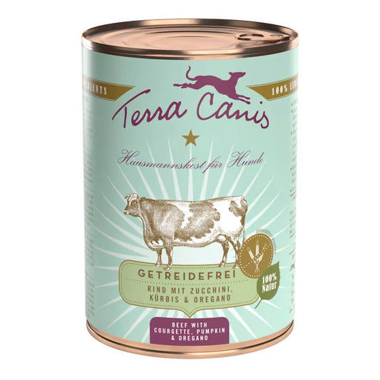 TERRA CANIS GRAIN FREE - Buey con calabacin, calabaza y orégano, sin cereales