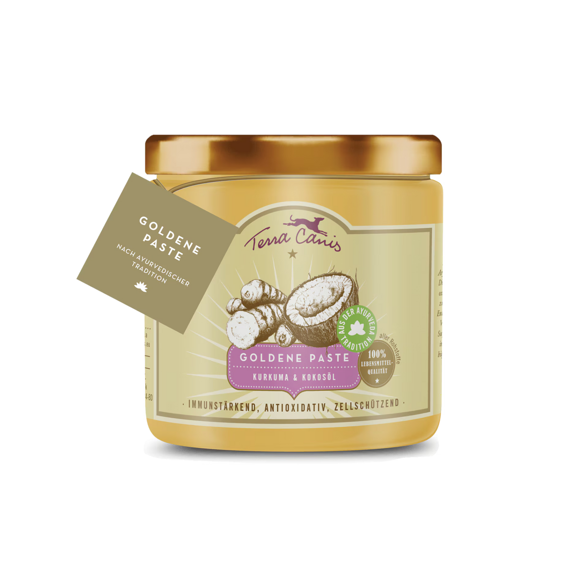 Terra Canis Golden Paste -  Antioxidante y potenciador del sistema inmunitario con cúrcuma