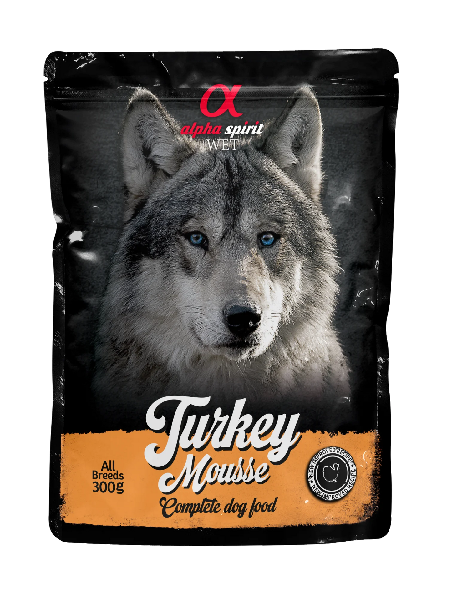 Mousse de PAVO para PERROS - Alpha Spirit 300g
