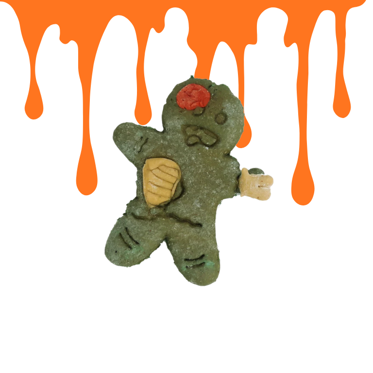 Zombie Aplastado - Galleta HALLOWEEN para perro - WANIYANPI