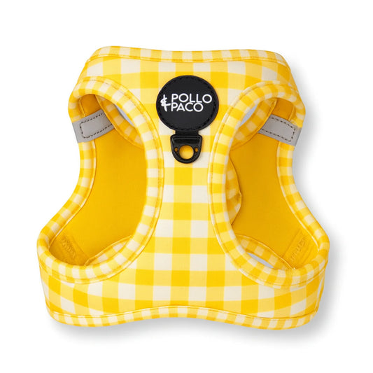Arnés Body Pollo y Paco VICHY - Amarillo
