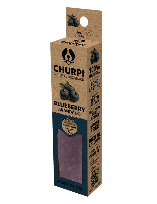 Churpi con Arándano - Mordedor Natural Leche del Himalaya