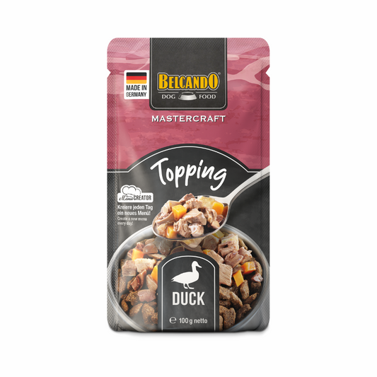 Topping de pato con boniato Belcando