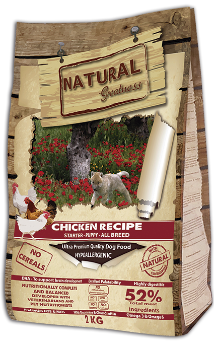 Natural Greatness Puppy Starter Pollo