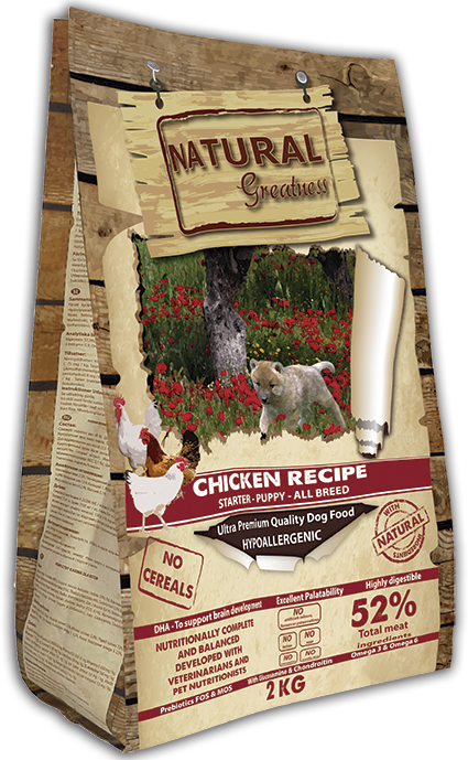 Natural Greatness Puppy Starter Pollo