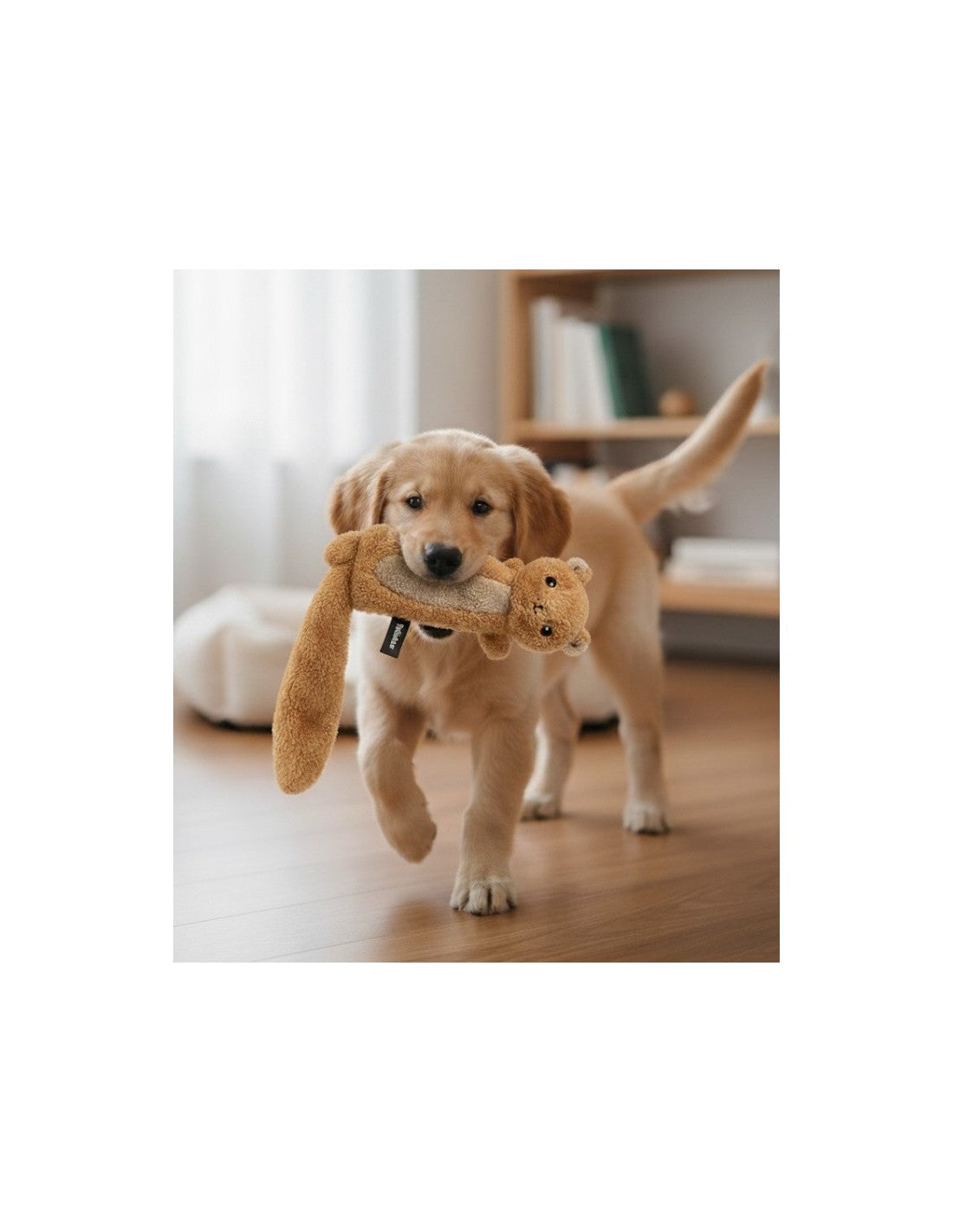 Comadreja con sonido de bolsa y cuerda 45cm