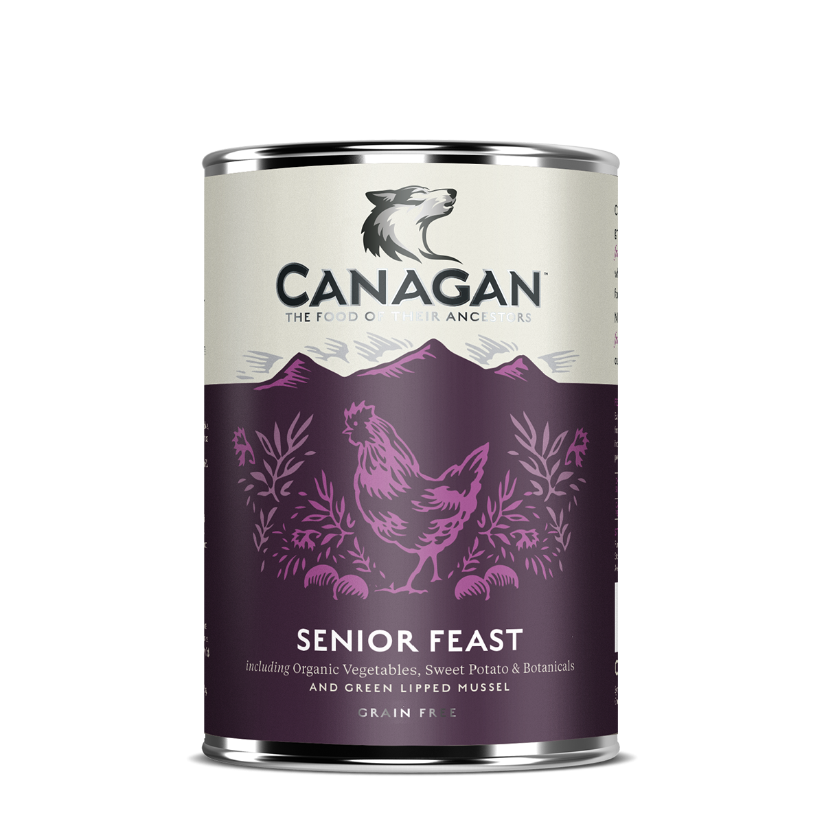 CANAGAN | Festín para SENIORS lata para perros 400gr | Especial articulaciones