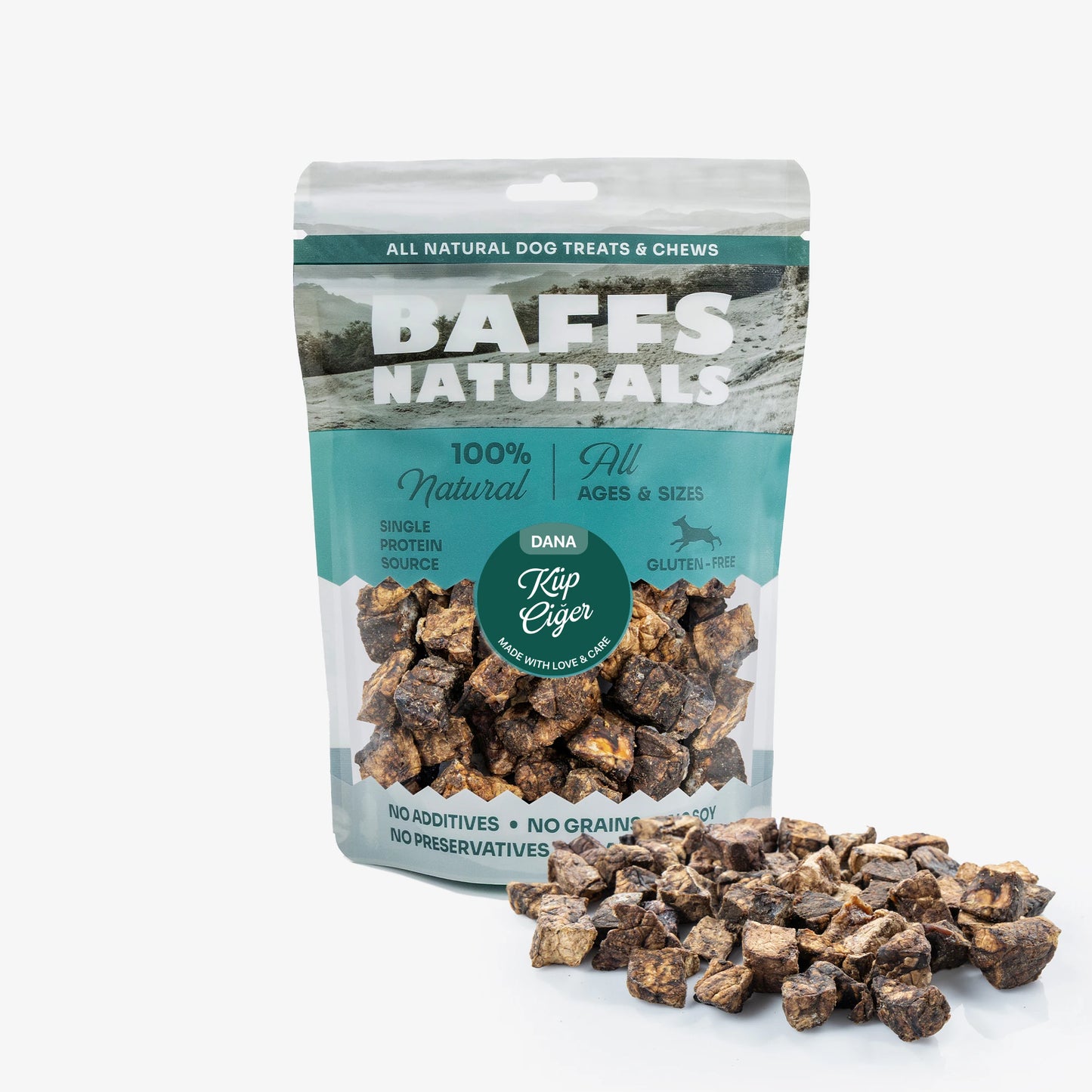 Cubos de pulmón de ternera - 100g