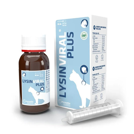 Pharmadiet Lysinviral Plus Suplemento Inmunitario para gatos
