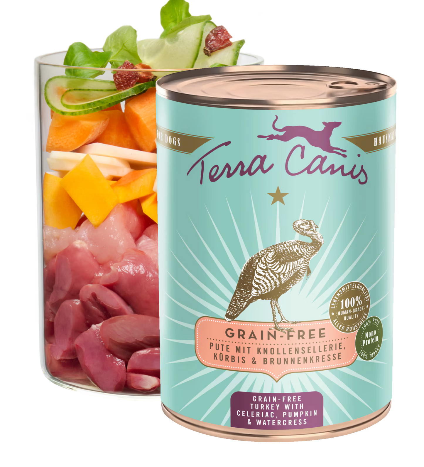 TERRA CANIS GRAIN FREE - Turkey with celery, pumpkin and carrot, grain free