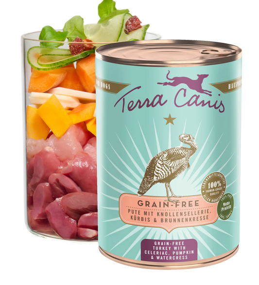 TERRA CANIS GRAIN FREE - Pavo con apionabo, calabaza y berro, sin cereales