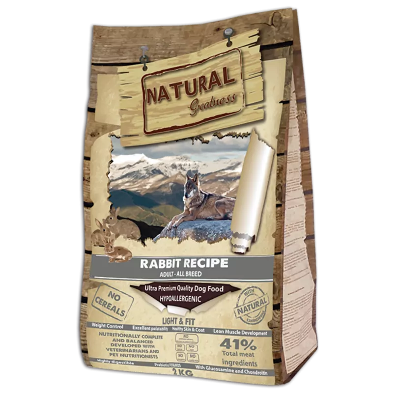 Natural Greatness Receta Conejo Light & Fit (NO CEREAL, MONOPROTEIN)