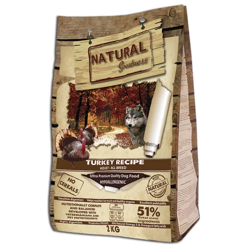 Natural Greatness Receta Pavo (NO CEREAL)