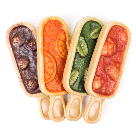 Polos de frutas - Snack para perros